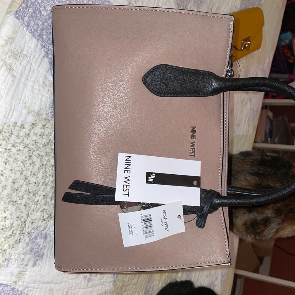 Nine West Latte, beige and black.